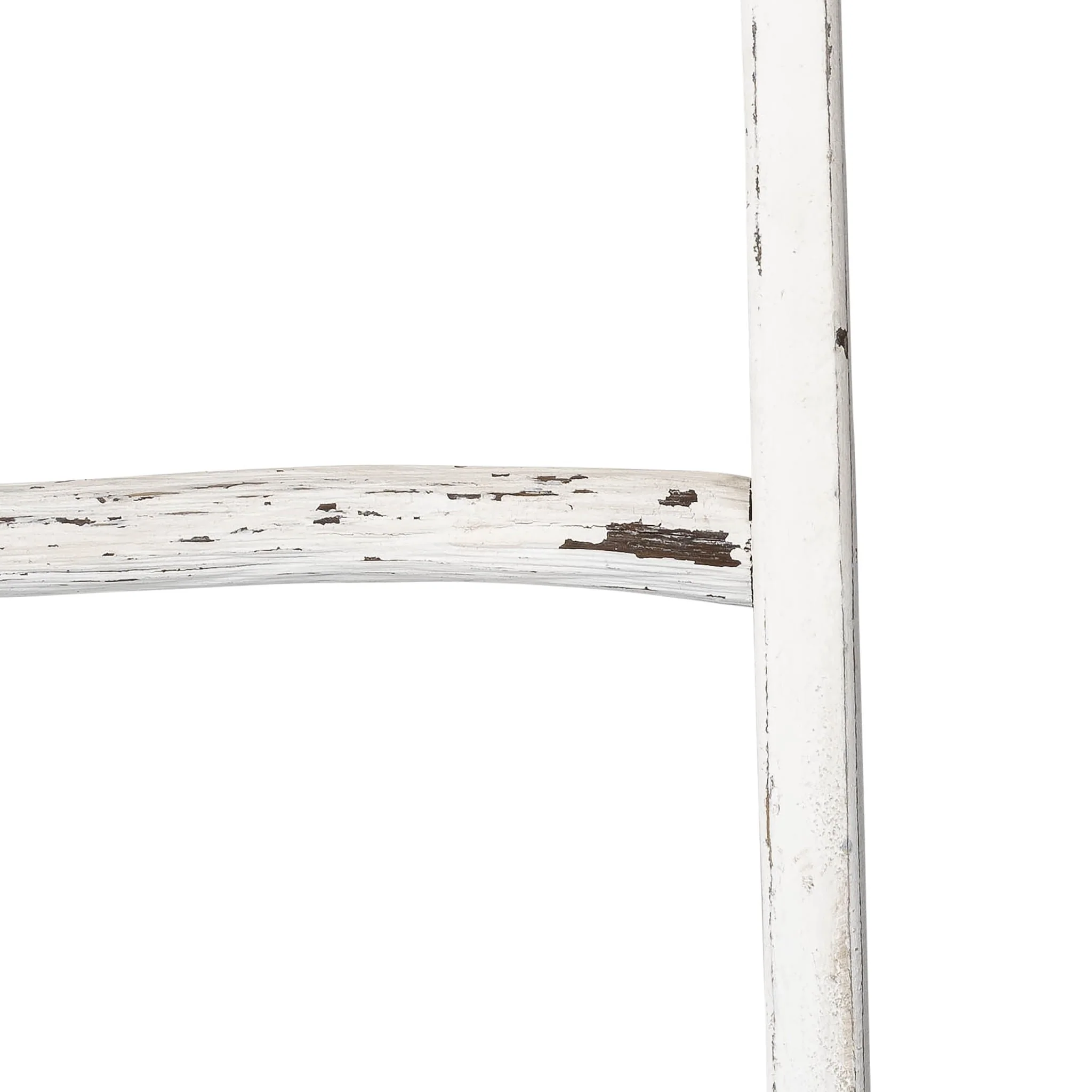 Wooden , Decorative 76" Ladder, White - Image 6