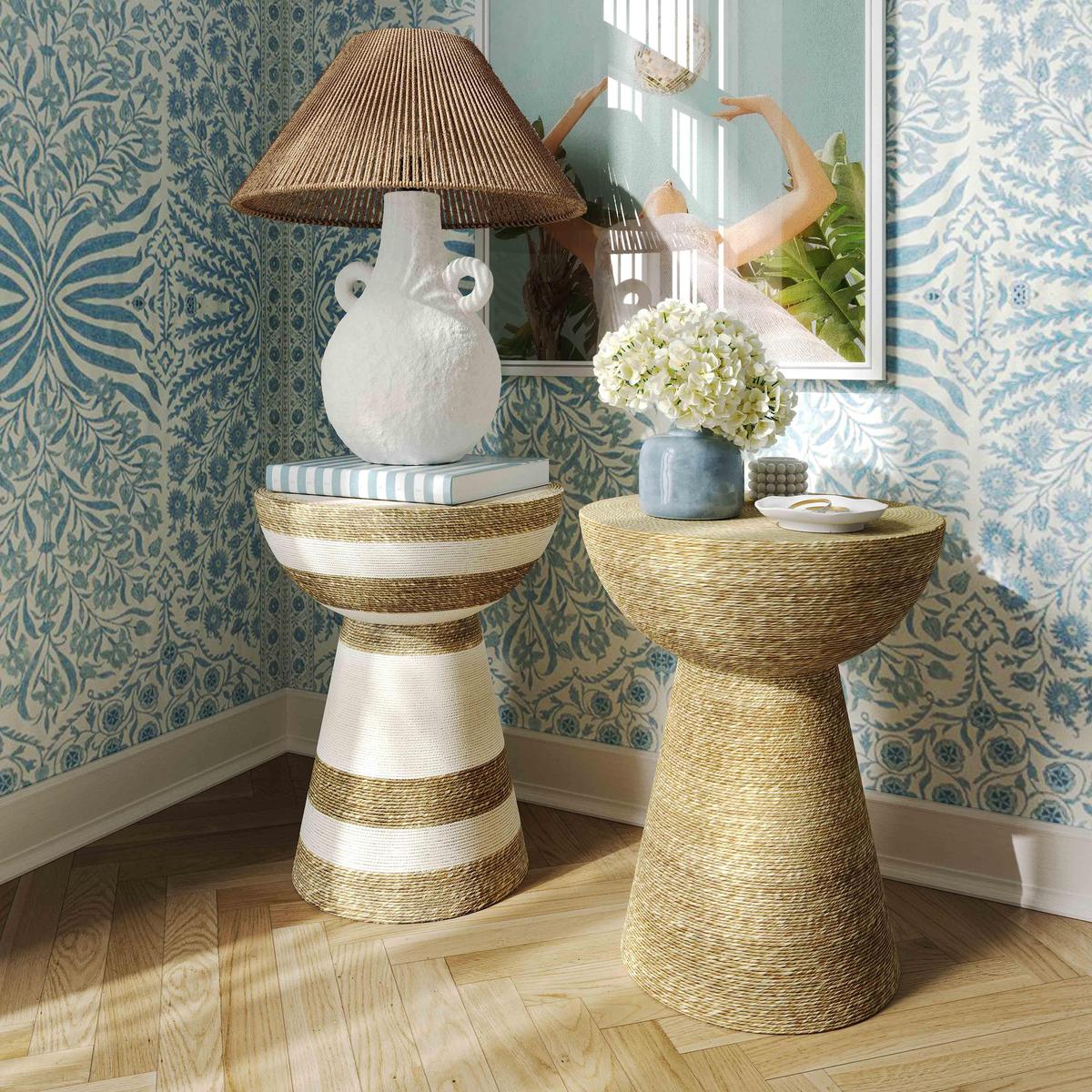 Wren Seagrass Side Table - Image 2