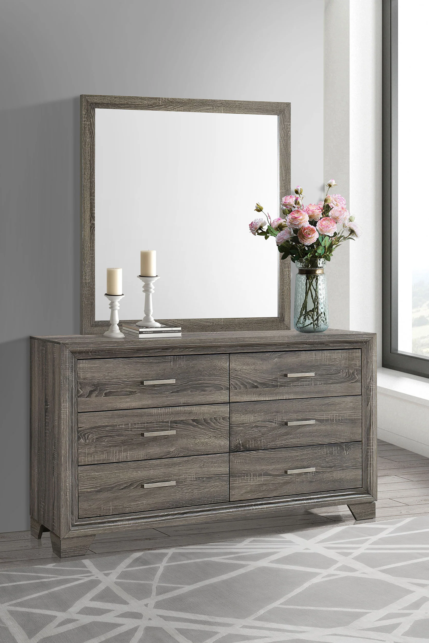 Wright Dresser with Mirror - Image 2