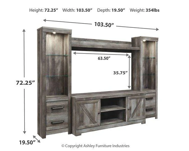 Wynnlow 4-Piece Entertainment Center - Image 22
