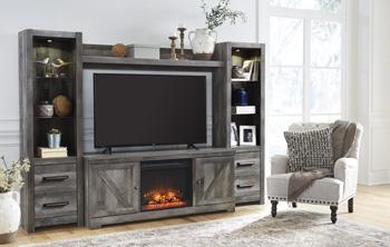 Wynnlow 4-Piece Entertainment Center with Electric Fireplace - Image 2