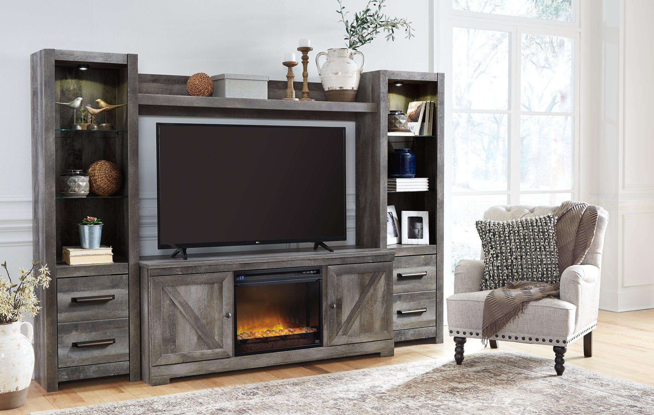 Wynnlow 4-Piece Entertainment Center with Electric Fireplace - Image 38