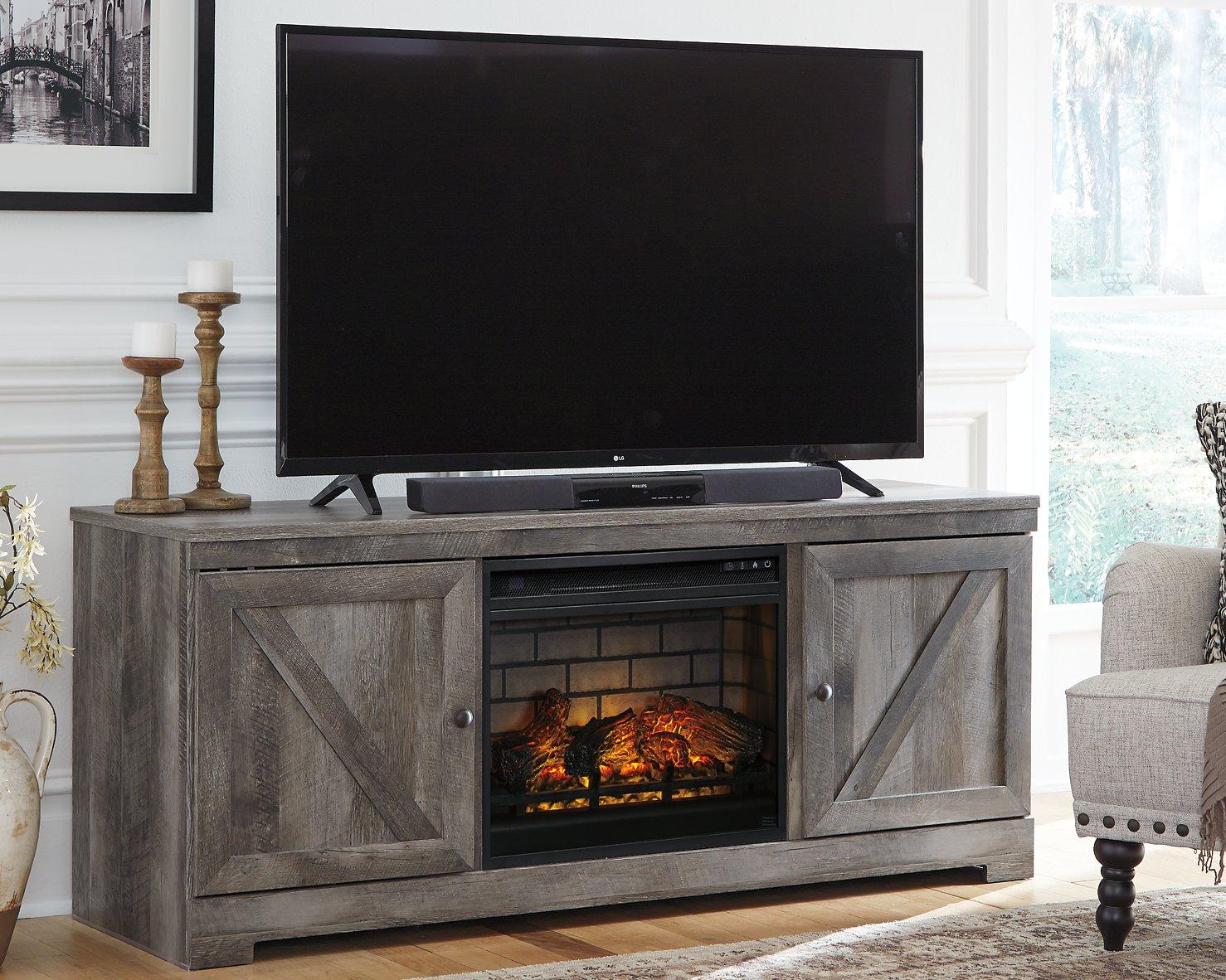 Wynnlow 63" TV Stand with Electric Fireplace - Image 2