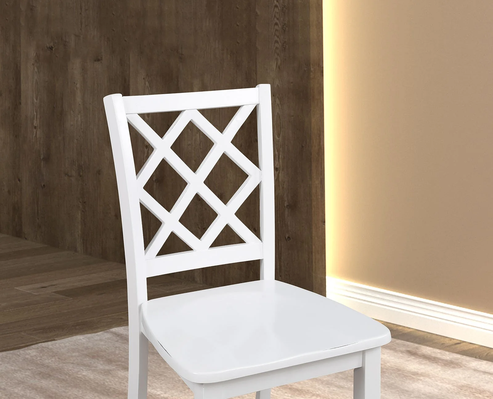 Yamhill 5 Pc. Dining Table Set, White - Image 3