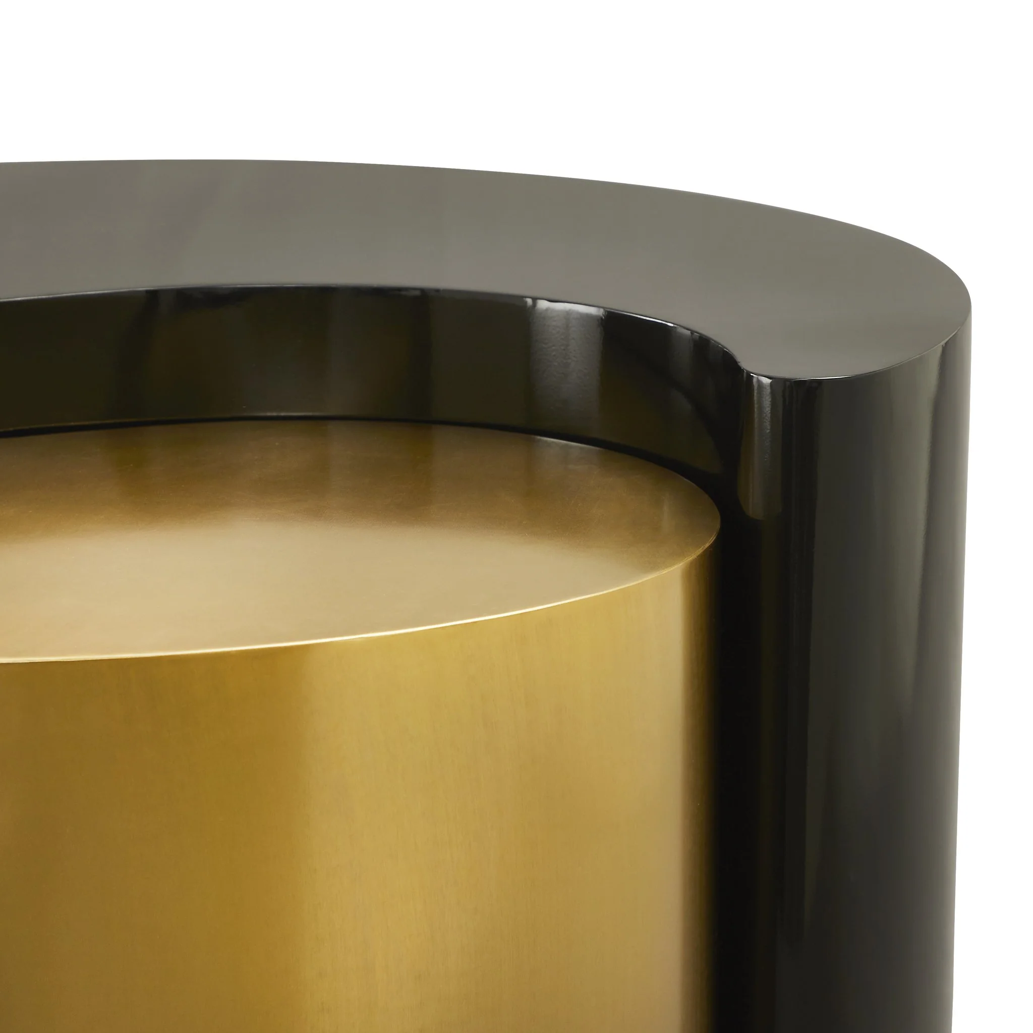 Ying Yang  Coffee Table in Black & Gold - Image 5