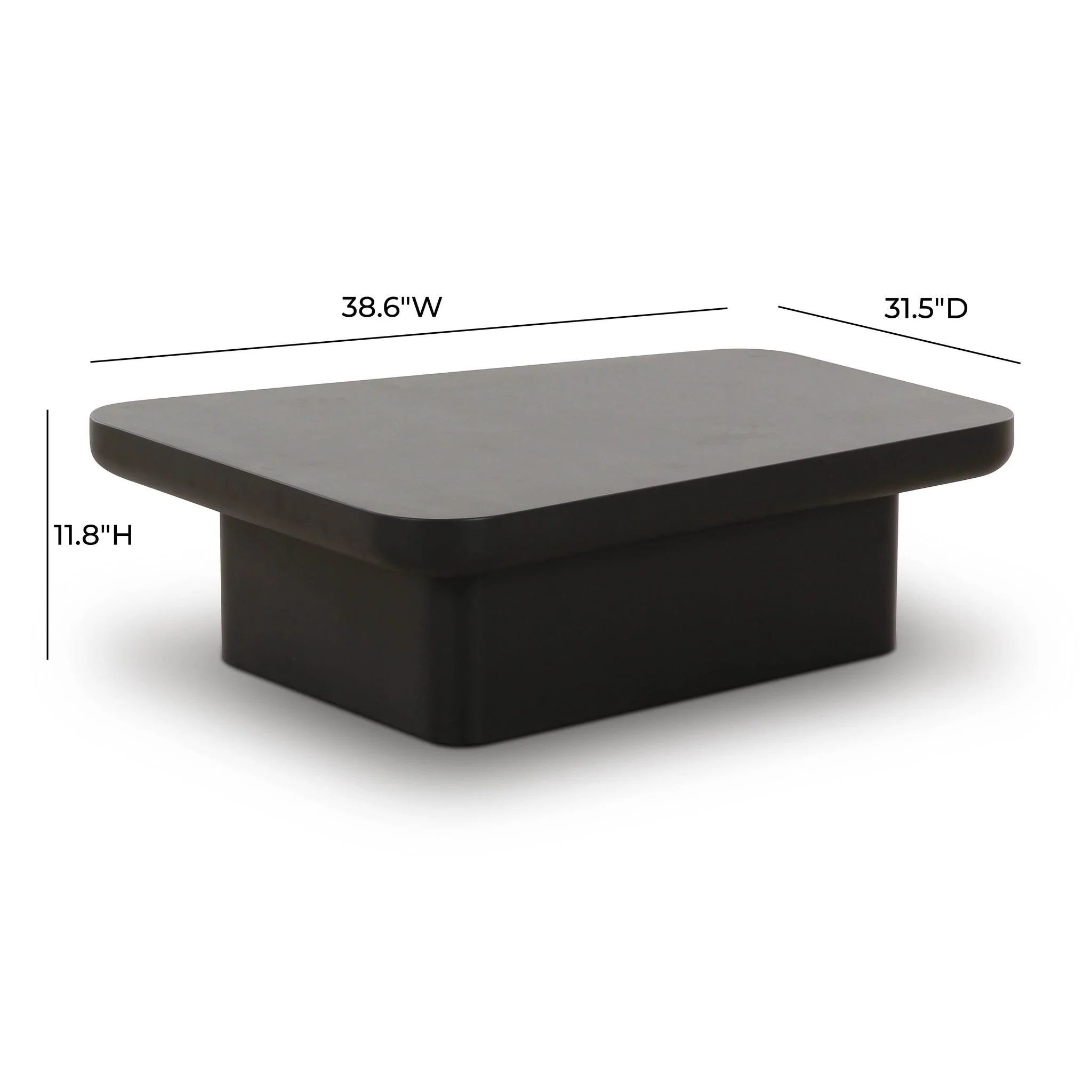 Yoko Black Large Coffee Table - Image 7
