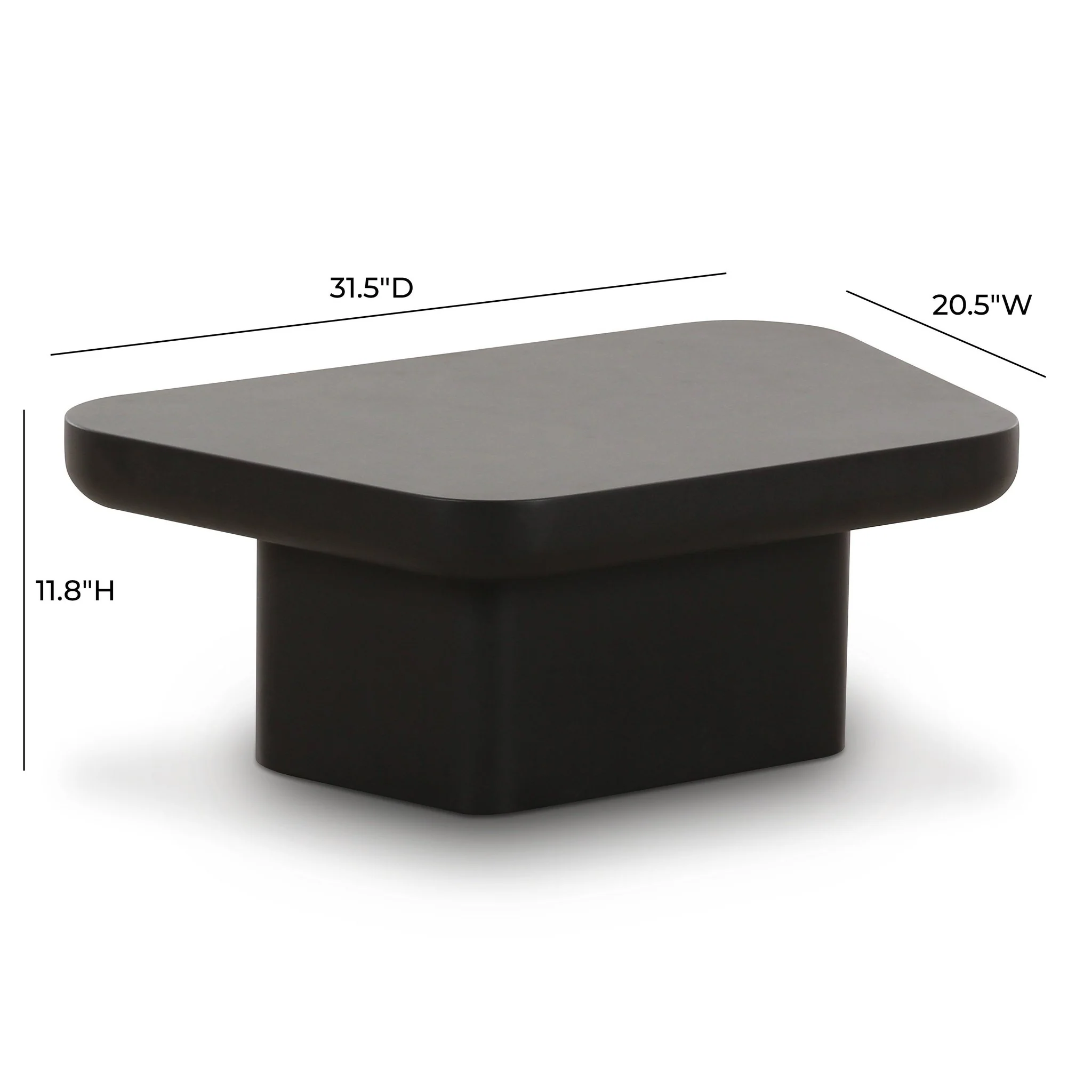 Yoko Black Small Coffee Table - Image 7