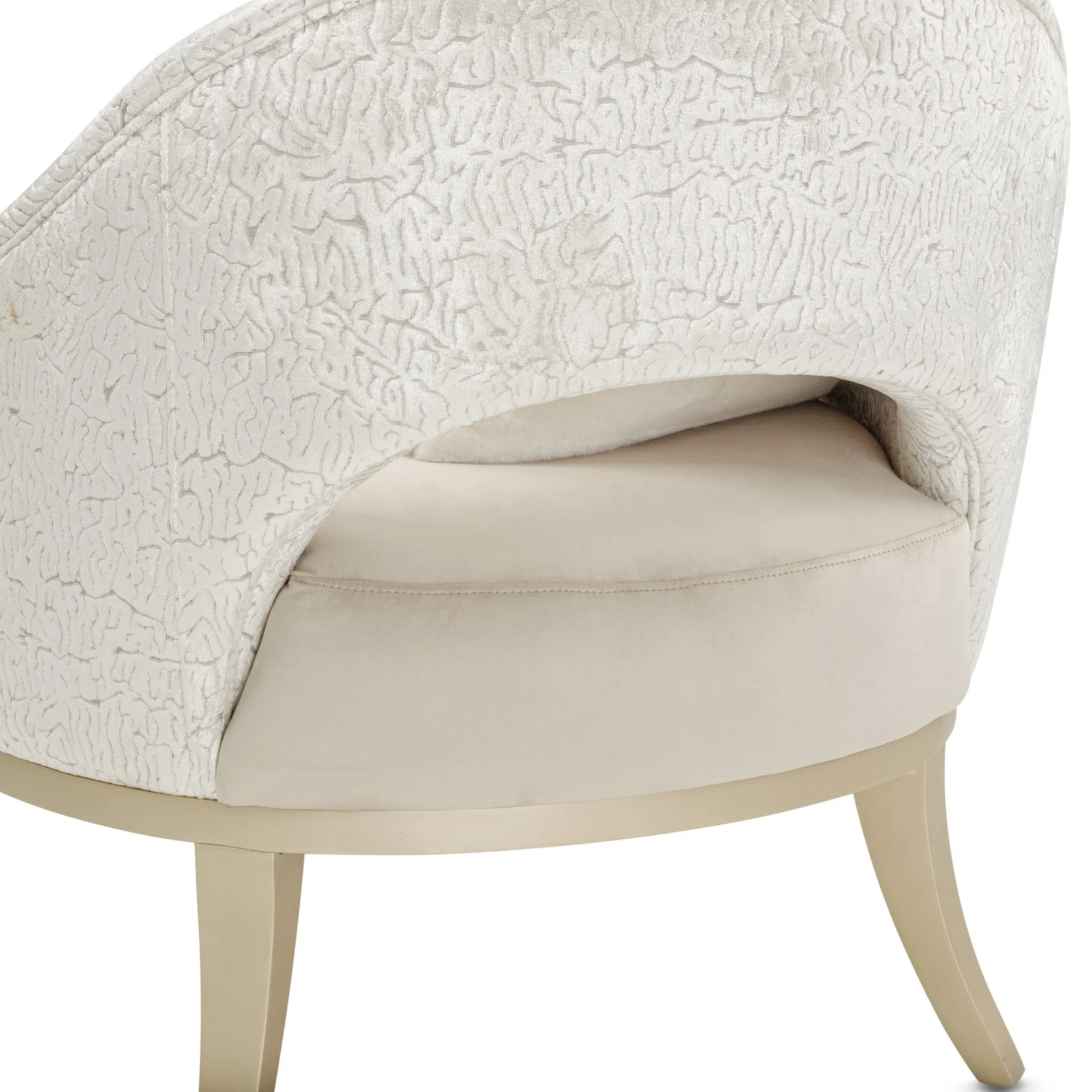 Yvette Accent Chair - Porcini/Medium Champagne - Image 10