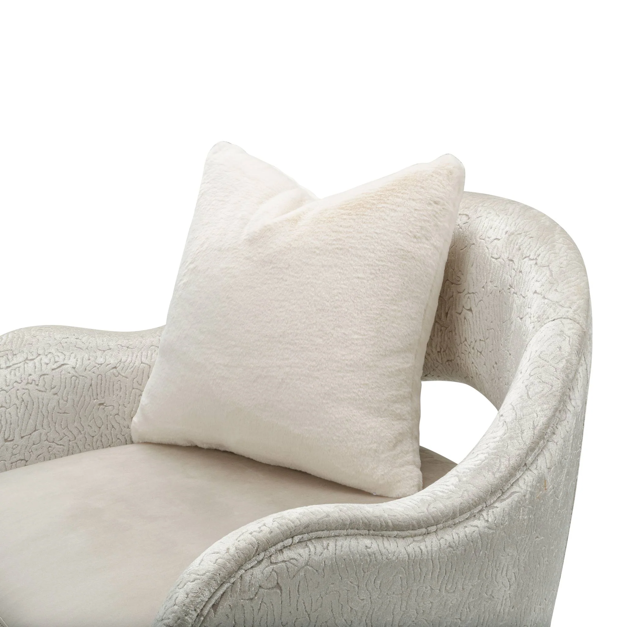 Yvette Accent Chair - Porcini/Medium Champagne - Image 14