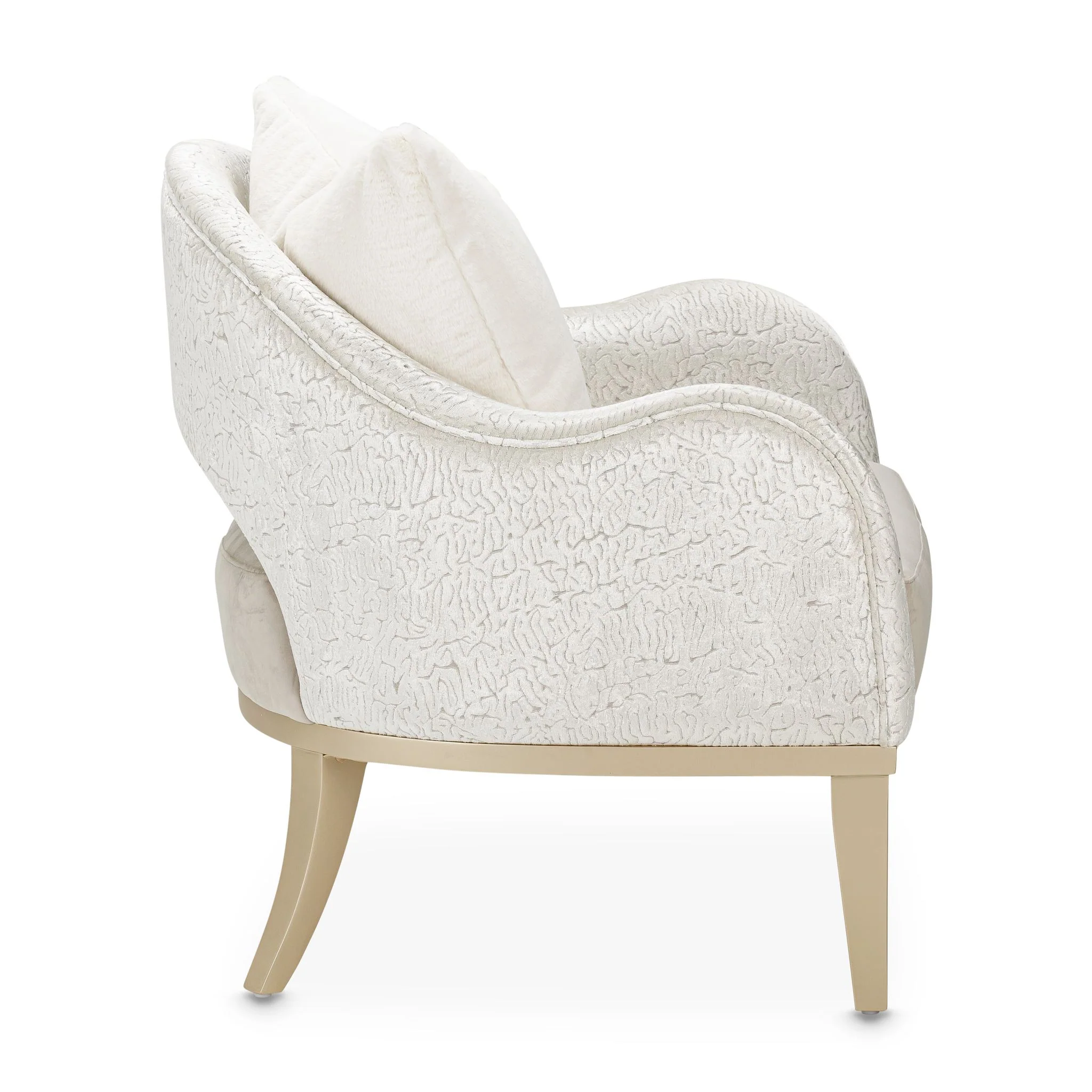 Yvette Accent Chair - Porcini/Medium Champagne - Image 3
