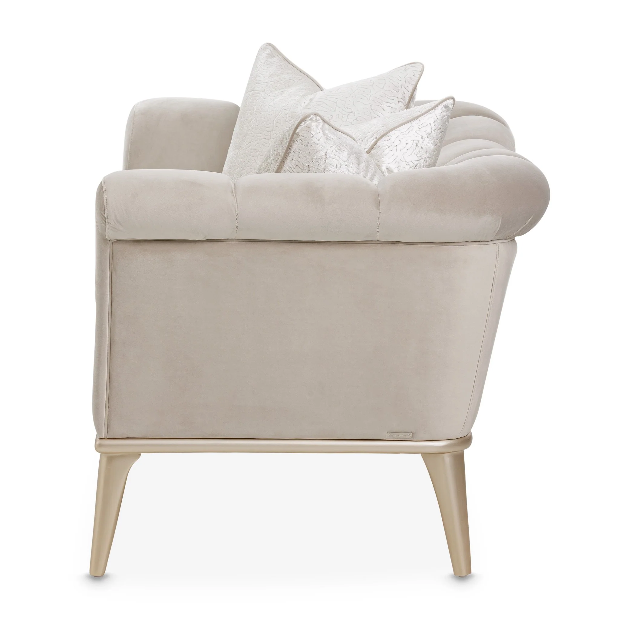 Yvette Chair and a Half - Porcini/Medium Champagne - Image 7