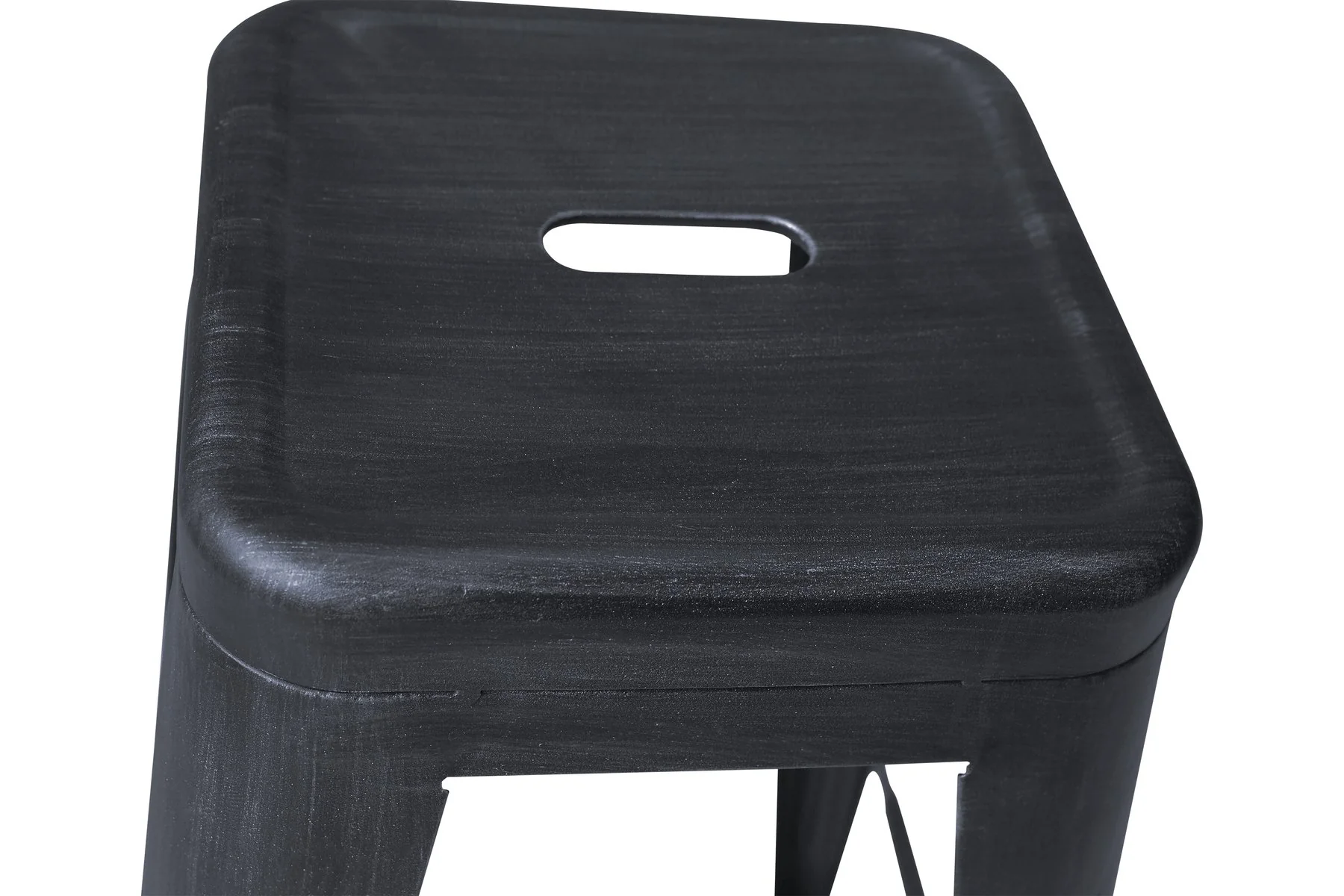 Zed Industrial 26" Counter Height Backless Barstool in Industrial Gray - Image 5