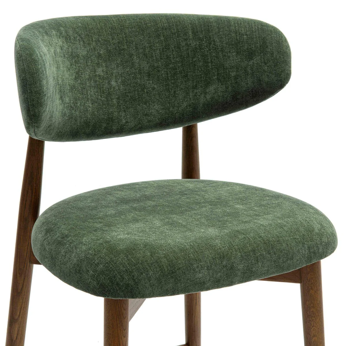Zinea Forest Green Performance Textured Velvet Counter Stool - Image 5