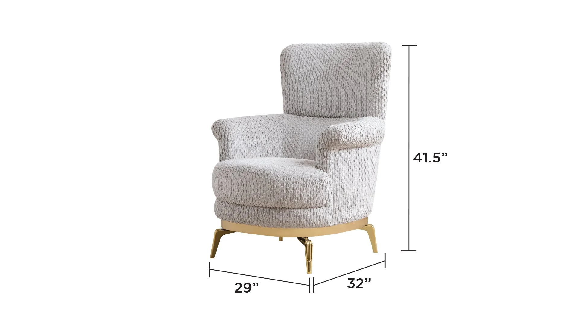 Zoe Chair Gray - Image 6