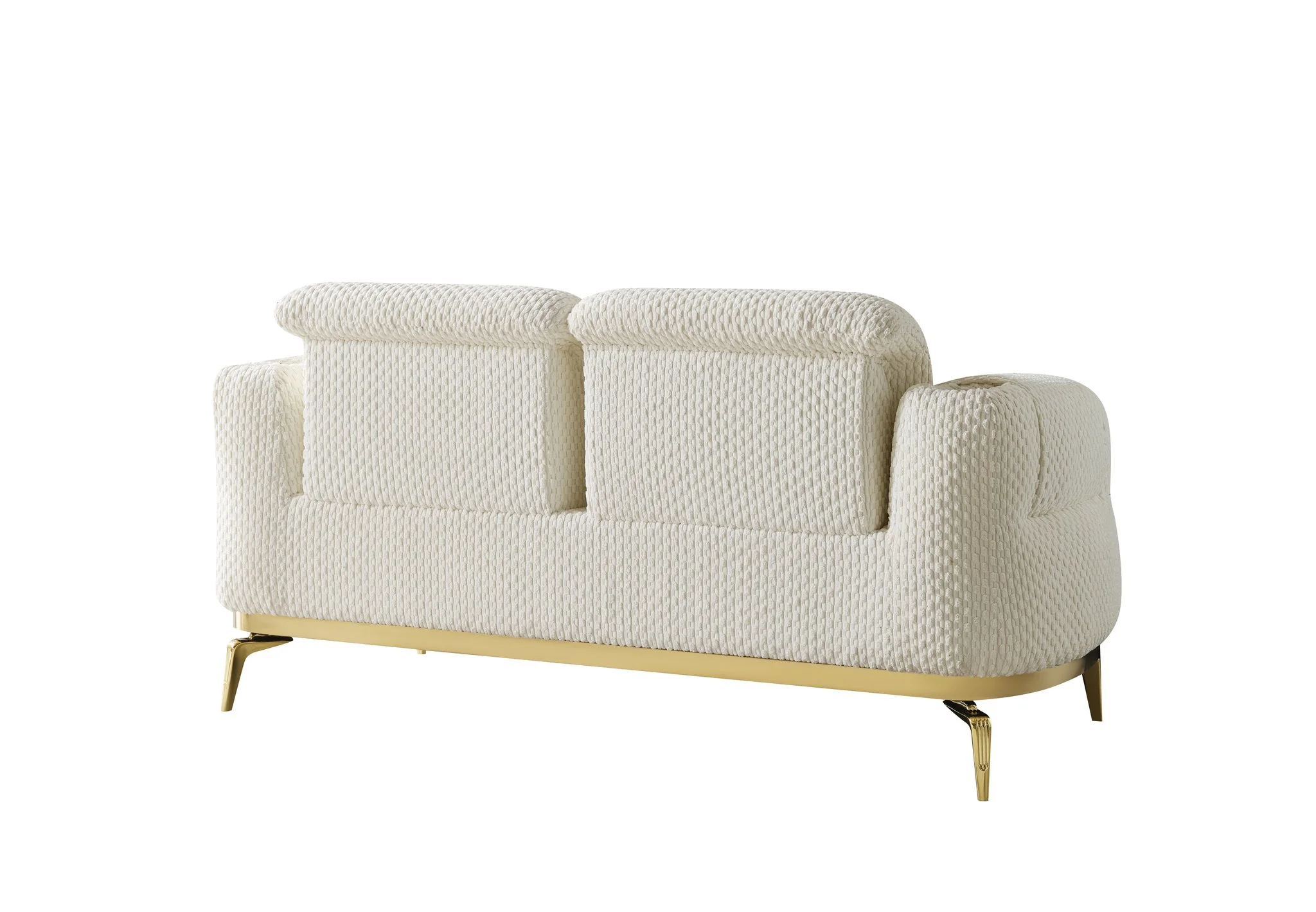 Zoe Loveseat Cream - Image 7