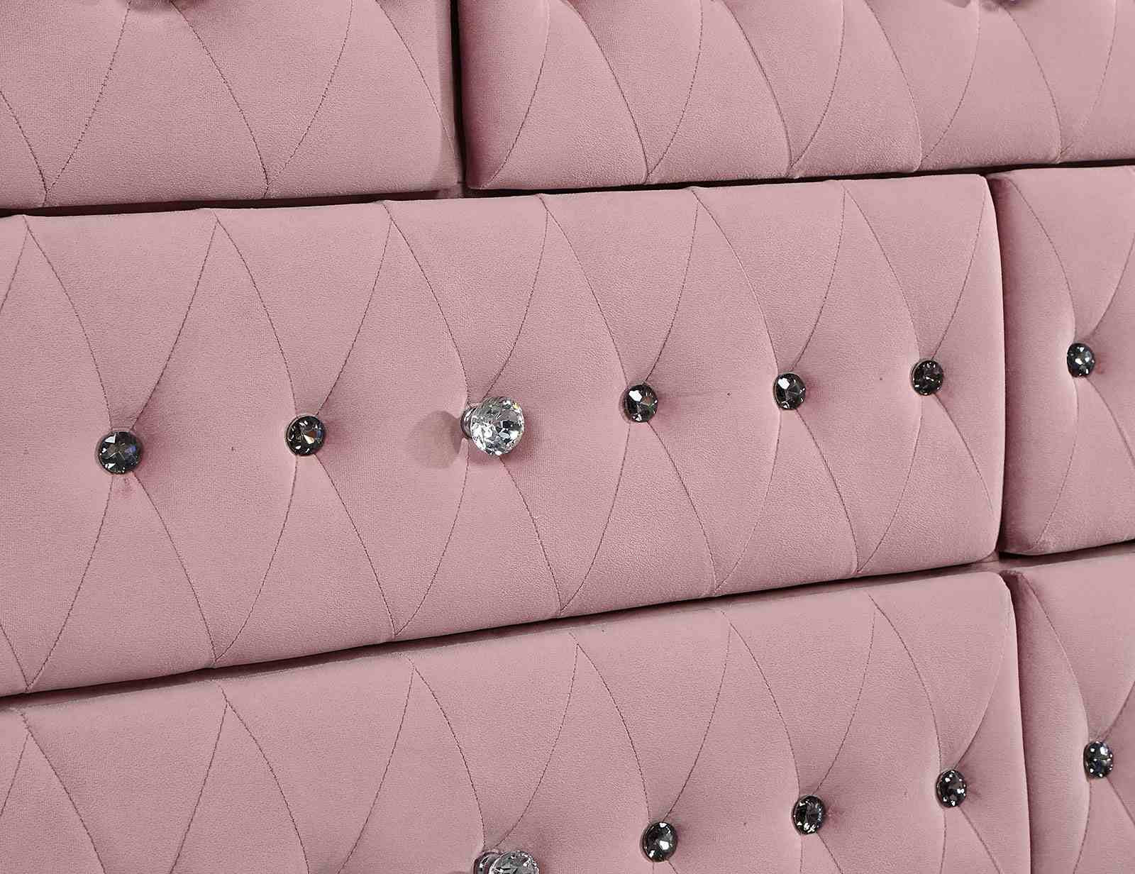 Zohar Full Bed, Pink - Image 4