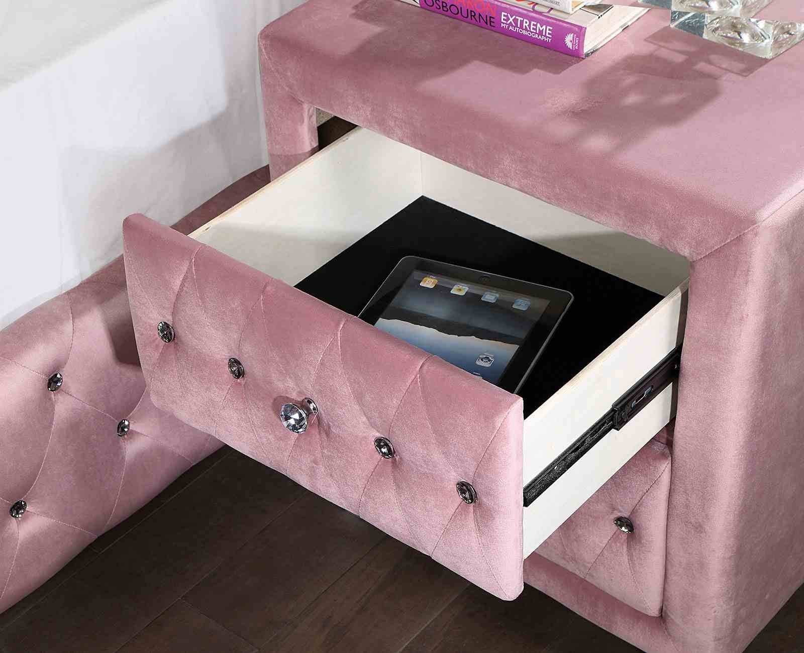 Zohar Nightstand, Pink - Image 3