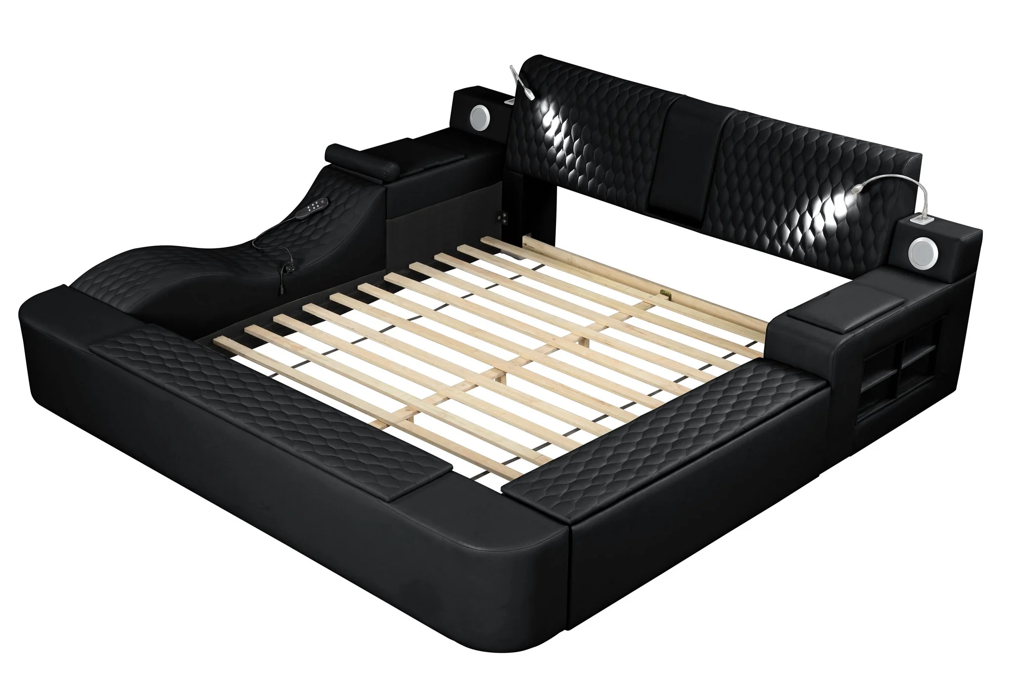 Zoya King Bed Black - Image 14