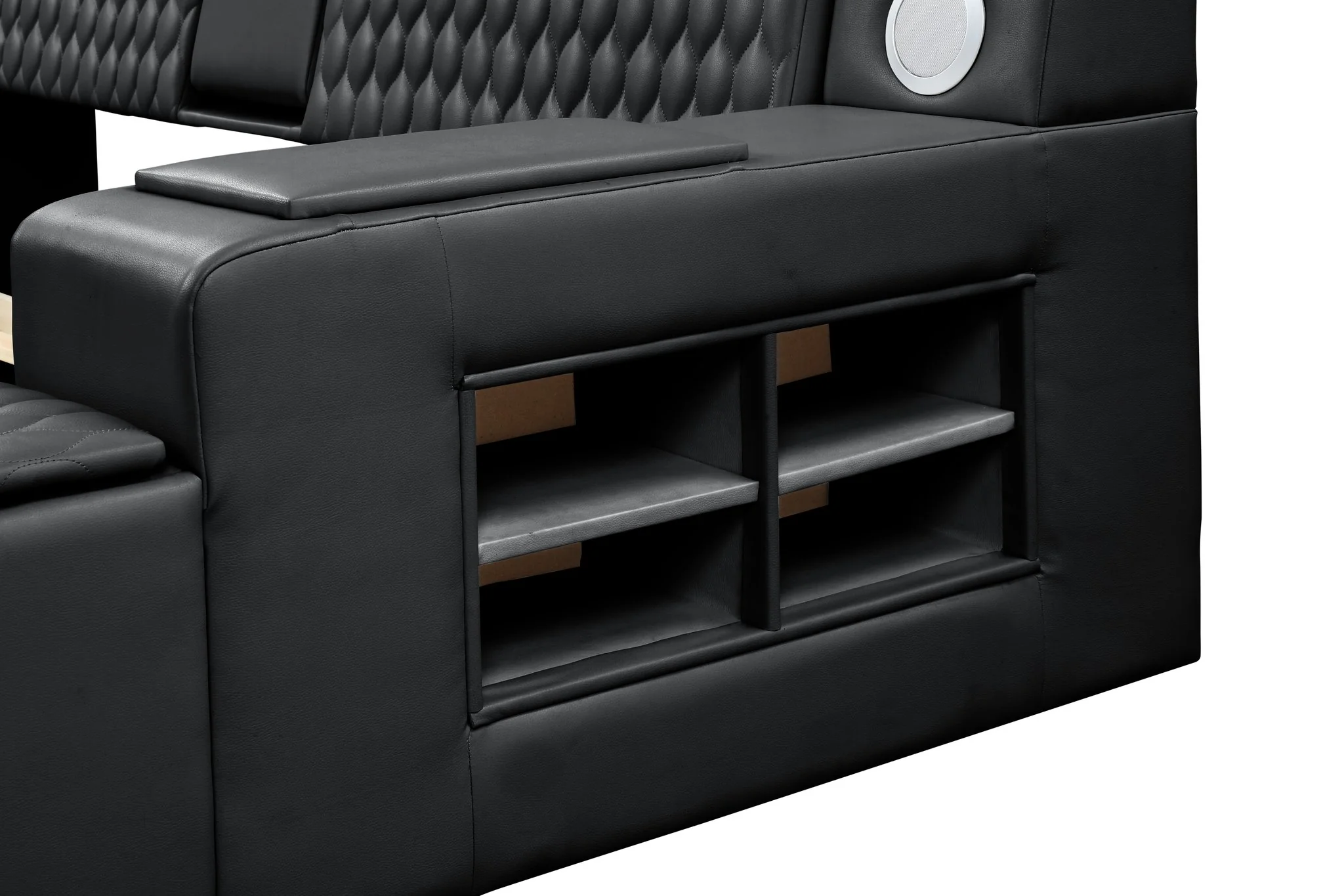 Zoya King Bed Black - Image 28