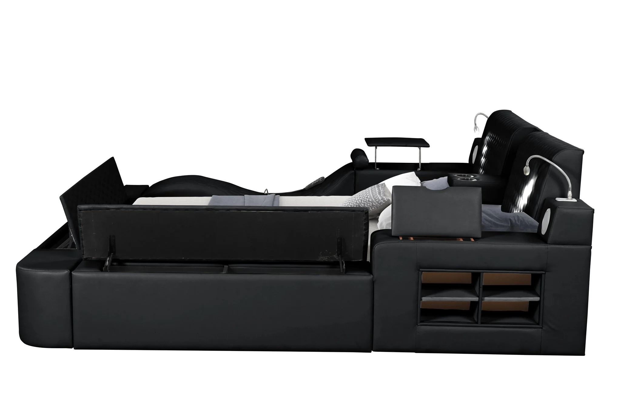 Zoya King Bed Black - Image 8
