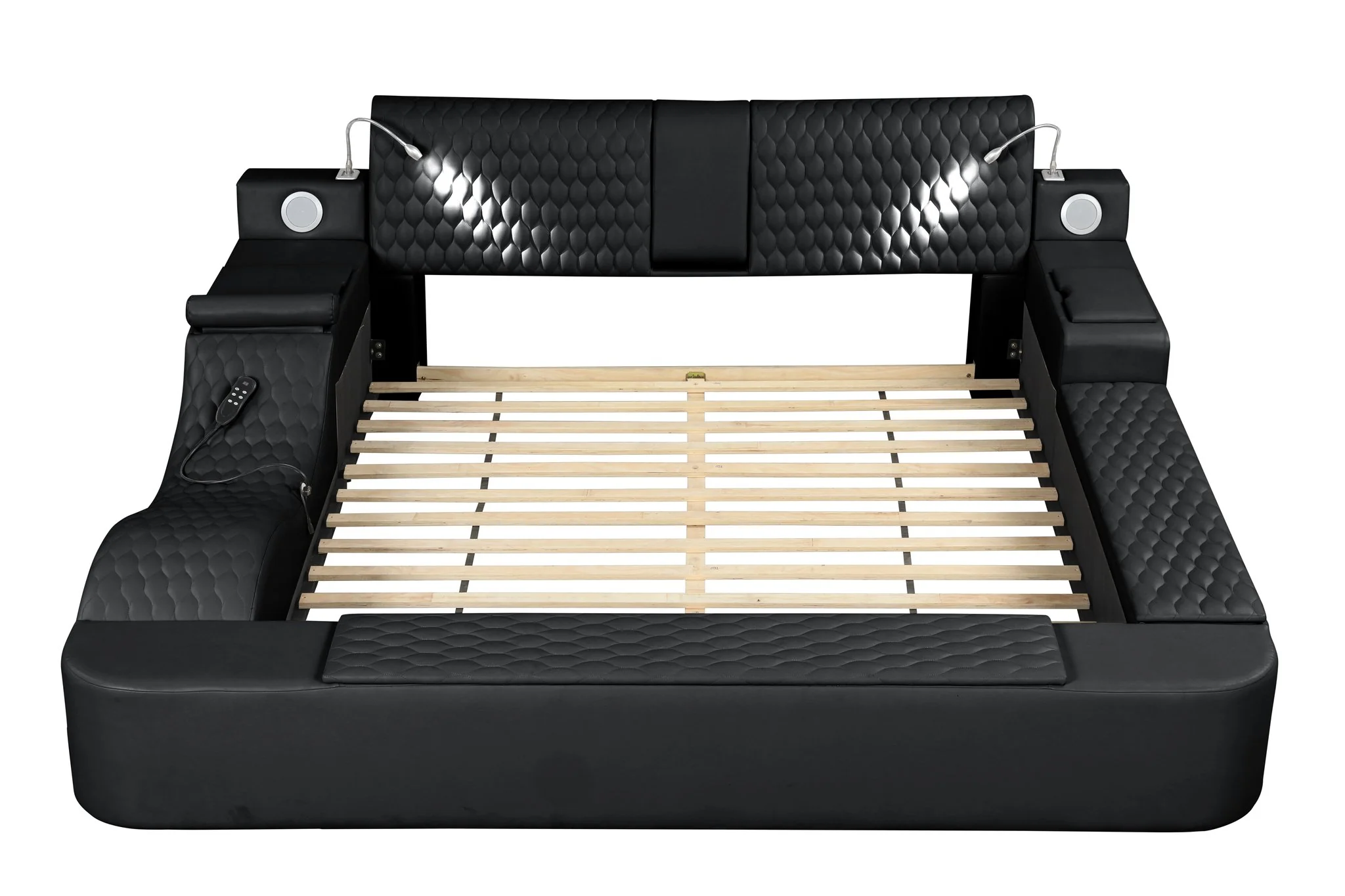 Zoya Queen Bed Black - Image 12