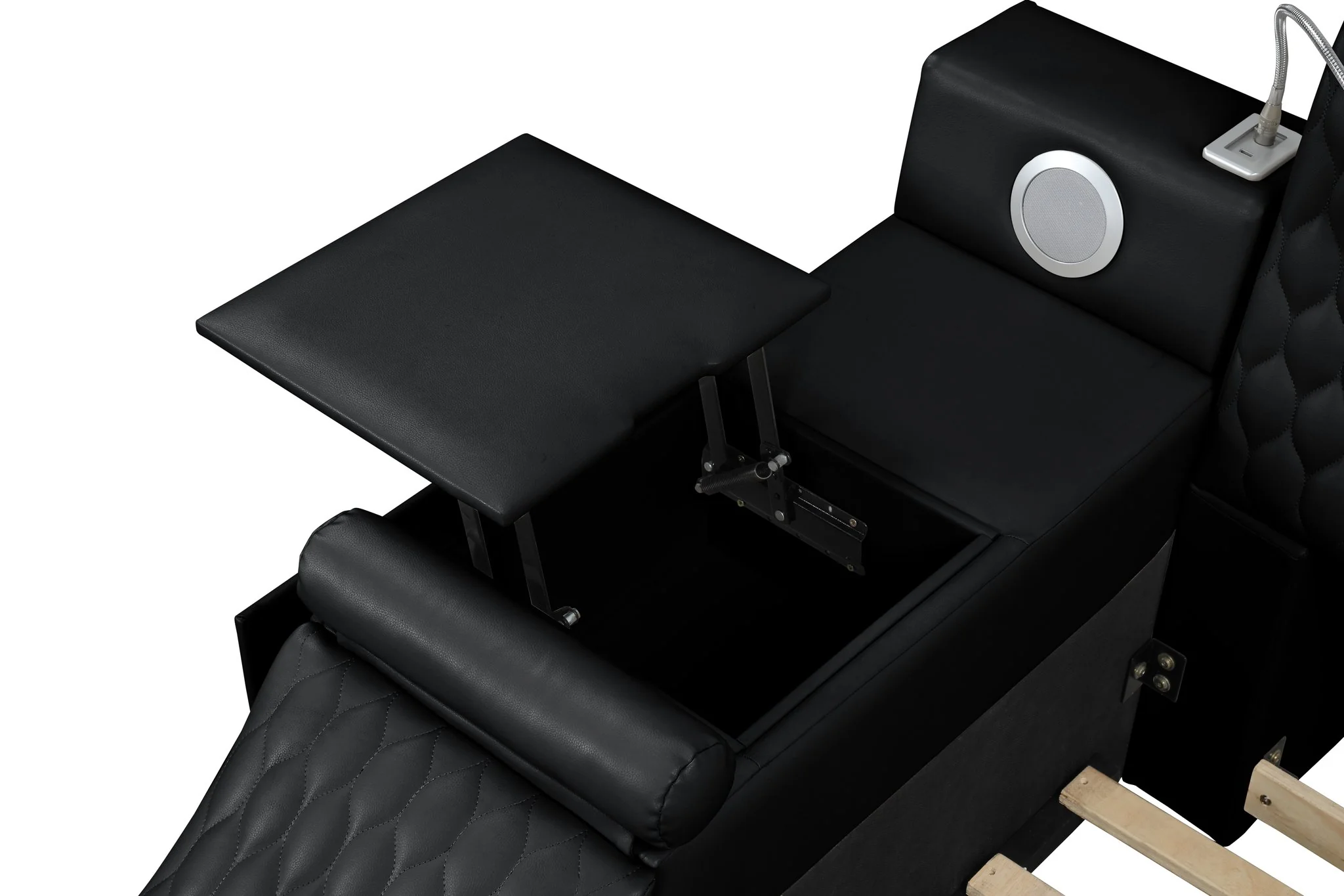 Zoya Queen Bed Black - Image 23