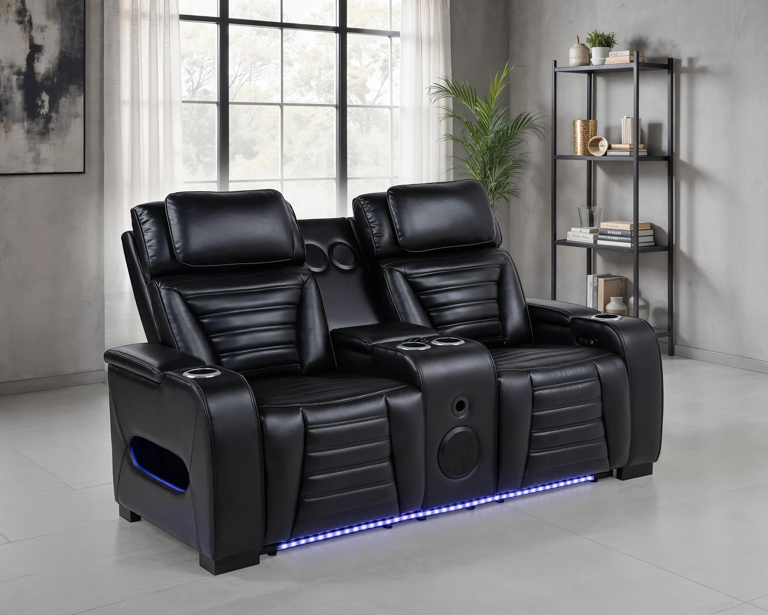 Zuma Dual Power Reclining Loveseat - Image 2